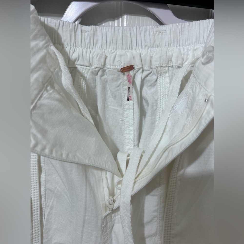 Free People, Marbella Cropped Harem Pants, White, XS, NWOT - Picture 8 of 12
